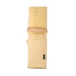 Premium Natural Back Loofah With Massage Side - Strap With Wooden Handle - Image 2