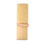 Premium Natural Back Loofah With Massage Side - Strap With Wooden Handle - Image 3