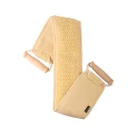 Premium Natural Back Loofah With Massage Side - Strap With Wooden Handle - Image 5