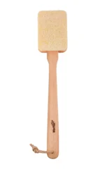 Waritex Shower-Time Sponge Loofah – Triple Layered with Long Wooden Handle - Image 4