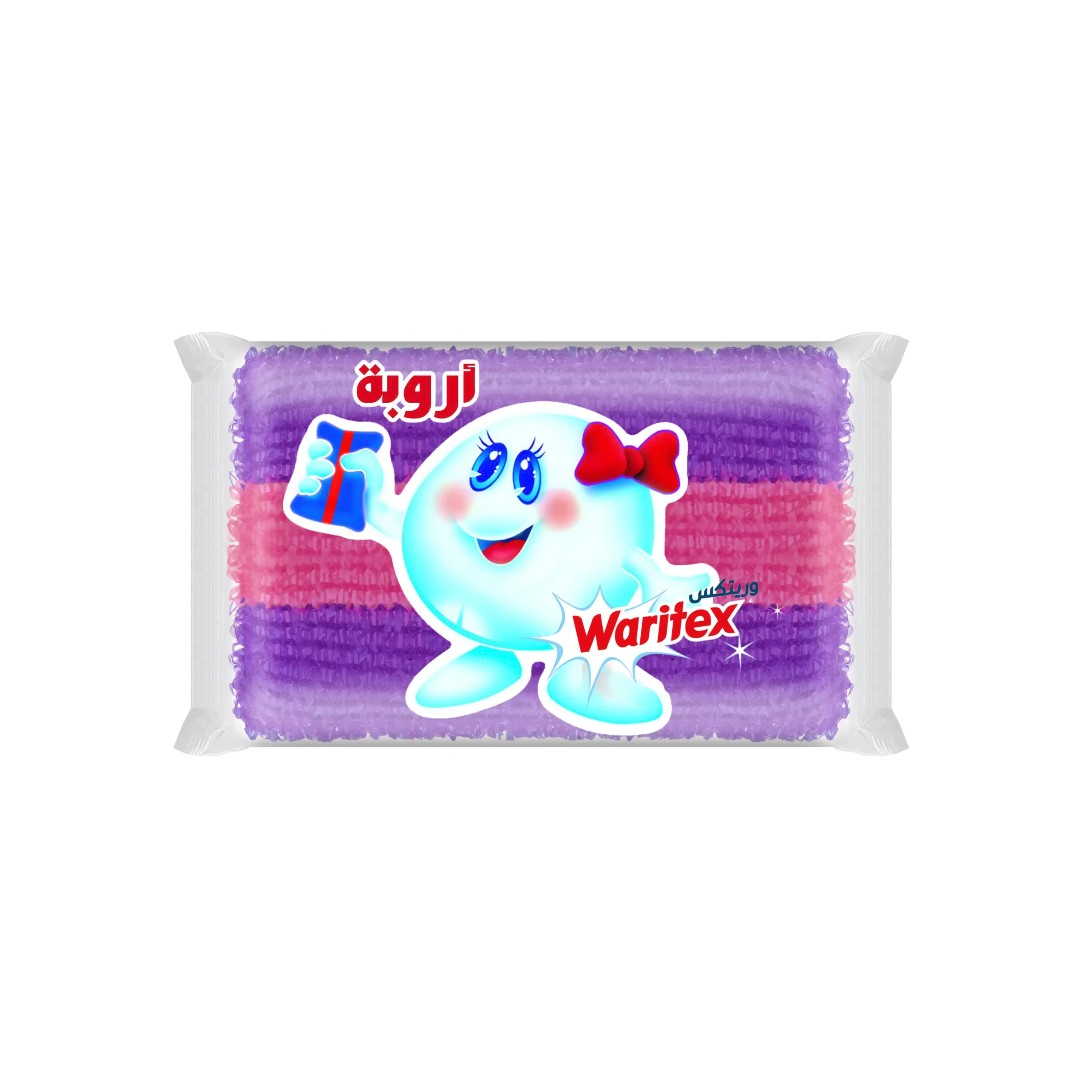 6224000077495-Purple (2) إسفنجة المطبخ الاقتصادية اروبة من وريتكس - الصورة 1