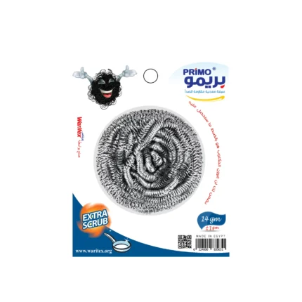 Primo Stainless-Steel Scourer 14 gram (1 Pcs.) – Tough on Grease, Built to Last!